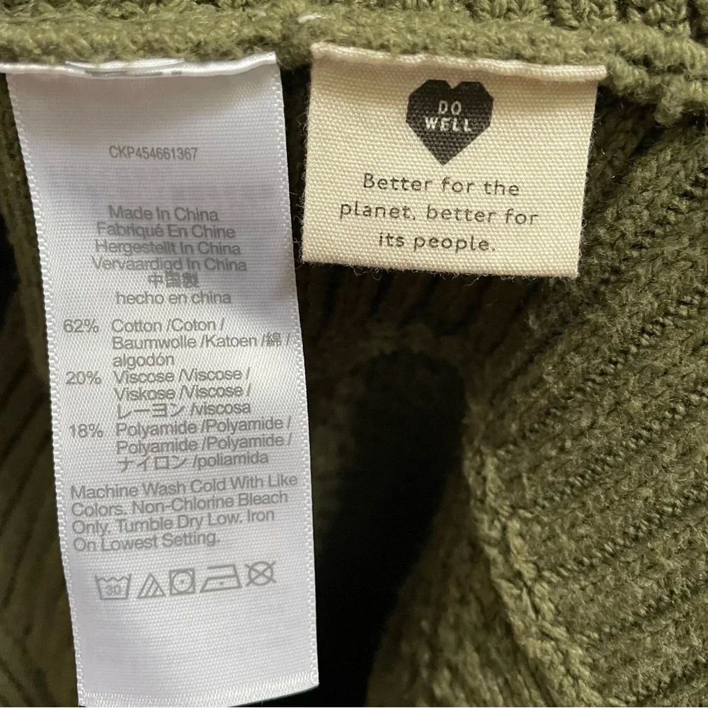 MADEWELL Pickford Pullover Sweater XS green - Picture 13 of 14